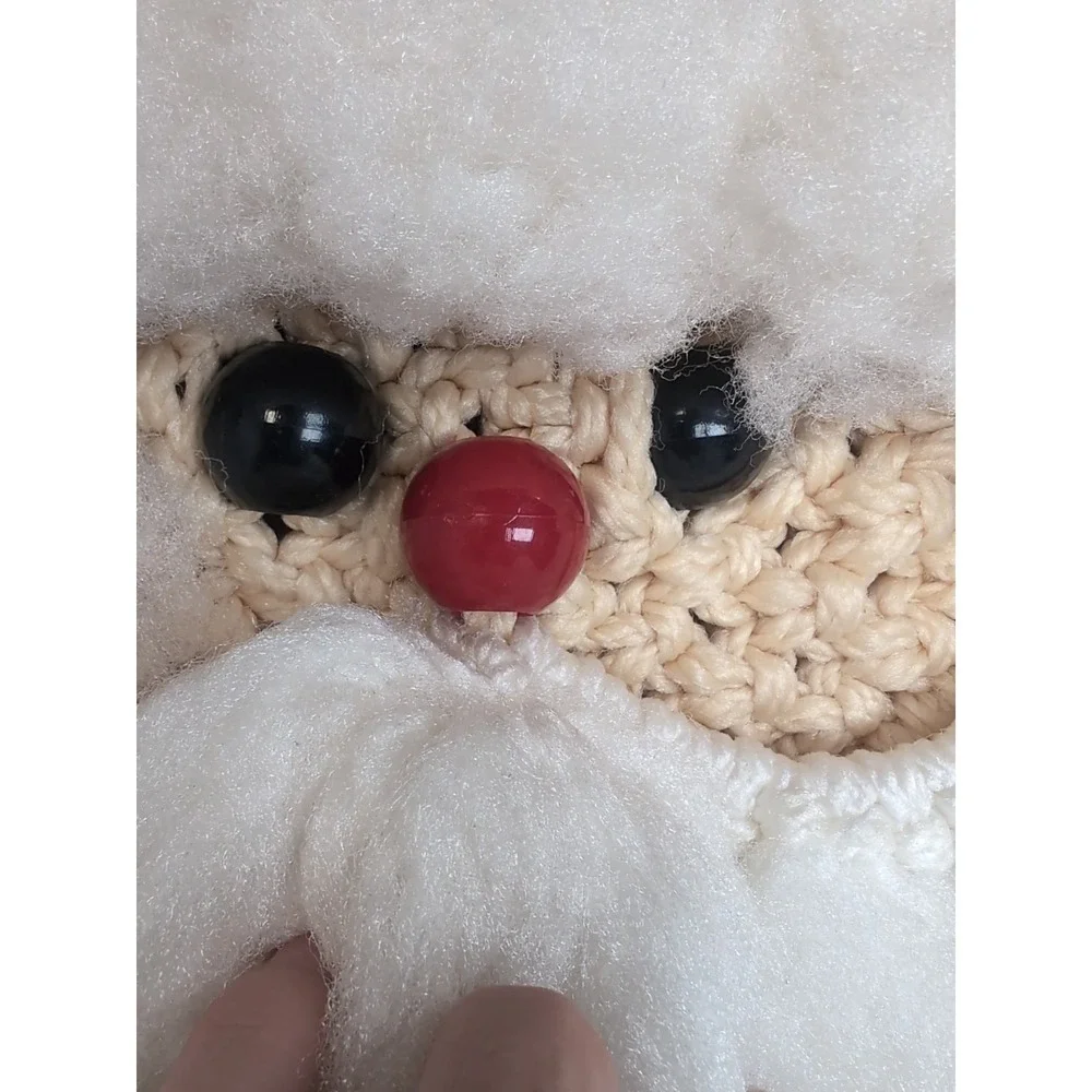 Christmas Santa Macrame Vintage Wall Hanging 29.5